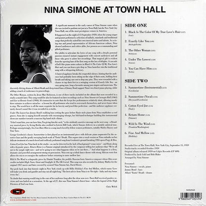 Nina Simone - At Town Hall (180g) (LP) - PureSound Records