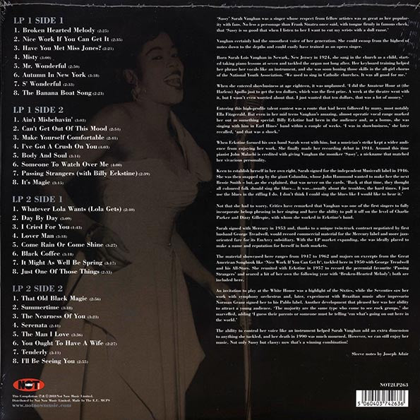 Sarah Vaughan - The Very Best Of Sarah Vaughan (2xLP) (180g) (LP)