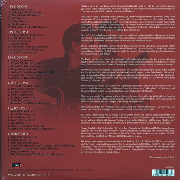 The Everly Brothers - The Platinum Collection (3xLP) (LP)