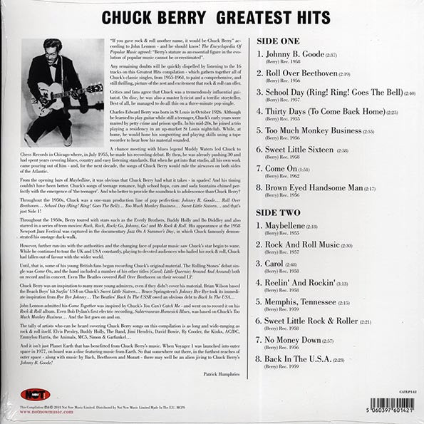 Chuck Berry - Greatest Hits (LP) - PureSound Records