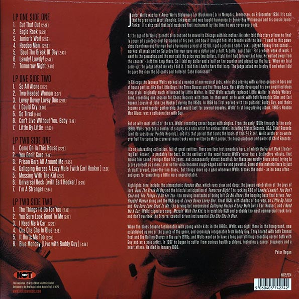Junior Wells - Cut That Out! (2xLP) (LP) - PureSound Records