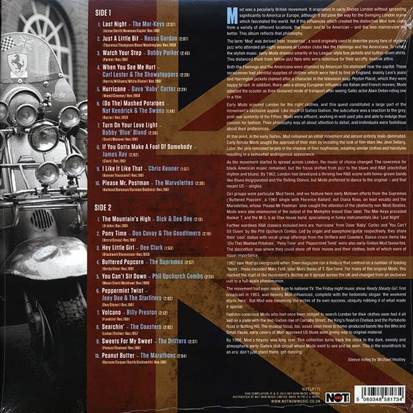 Dee Clark, The Mar-Keys, Rosco Gordon, Etc. - Mods In The UK (LP) - PureSound Records
