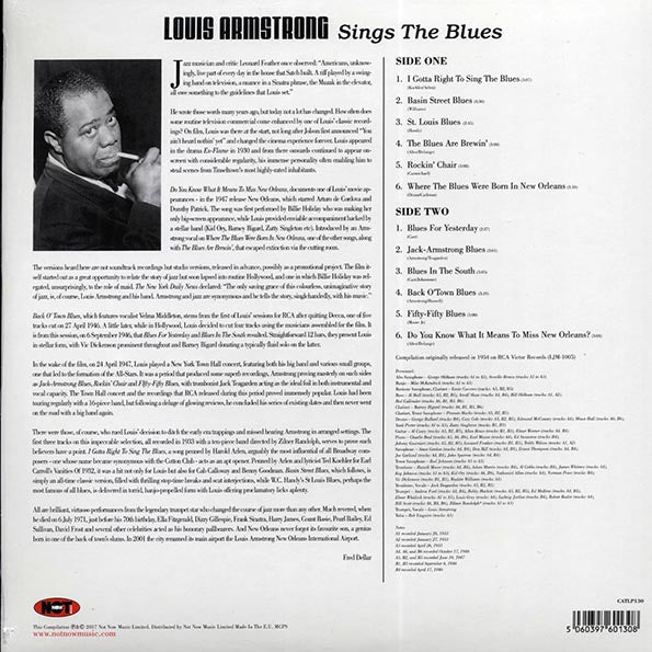 Louis Armstrong - Sings The Blues (LP) - PureSound Records
