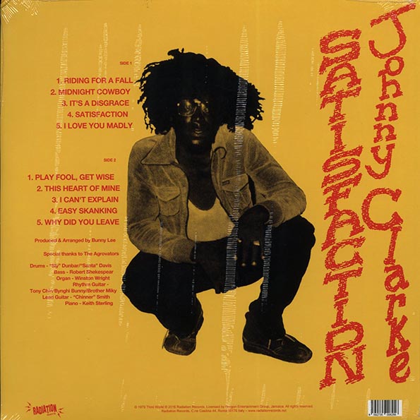 Johnny Clarke - Satisfaction (LP) - PureSound Records