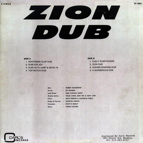 The Revolutionaries - Zion Dub (LP)