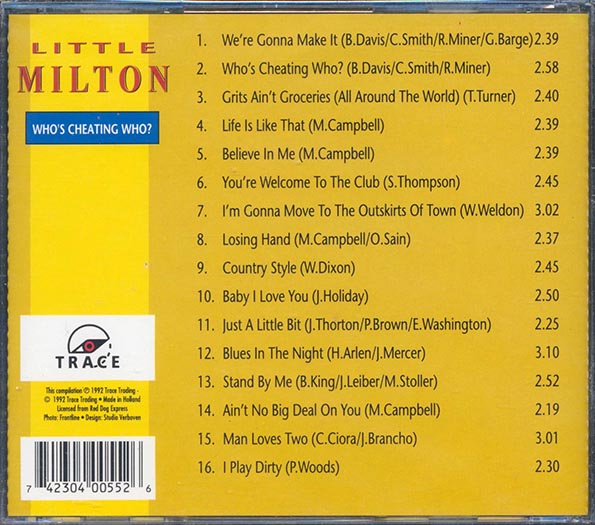 Little Milton - The World Of Little Milton/Who's Cheating Who? (CD)