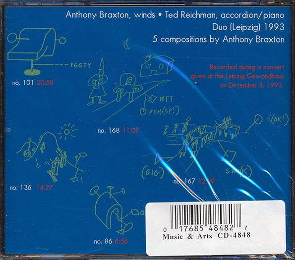 Anthony Braxton, Ted Reichman - Duo Leipzig 1993 (CD)