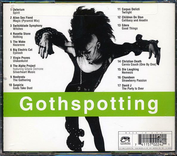 Christian Death, Delerium, Alien Sex Fiend, Etc. - Gothspotting (CD)