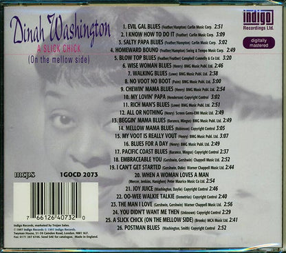 Dinah Washington - A Slick Chick: On The Mellow Side (CD)