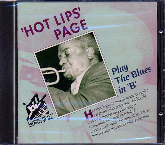 Hot Lips Page - Play The Blues In 'B' (CD)