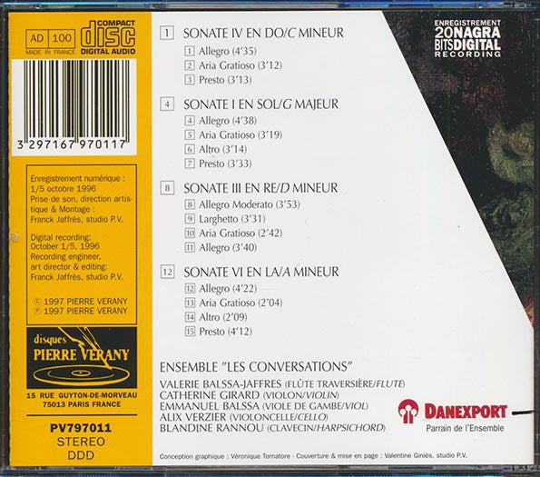 Louis-Gabirel Guillemain - Les Conversations: Galantes & Amusantes (CD)