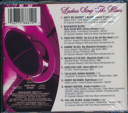 Bessie Smith, Aretha Franklin, Sarah Vaughn, Etc. - Ladies Sing The Blues (CD)