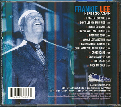Frankie Lee - Here I Go Again (CD)