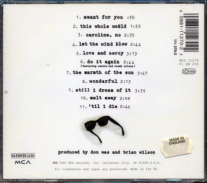 Brian Wilson - I Just Wasn't Made For These Times (CD)