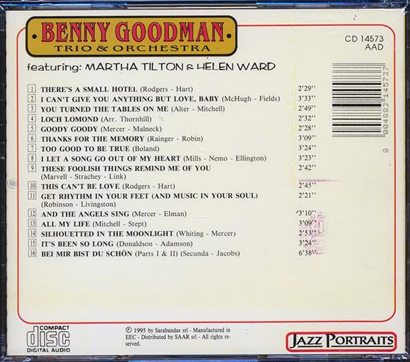 Benny Goodman - Dance & Sing With The Swinging Band Of Trio & Orchestra (CD)