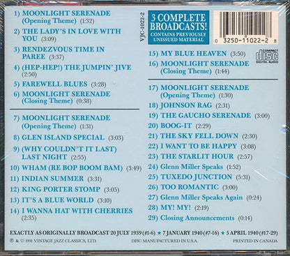 Glenn Miller & His Orchestra - Tuxedo Junction Volume 2: The Sustaining Remote Broadcasts (CD)