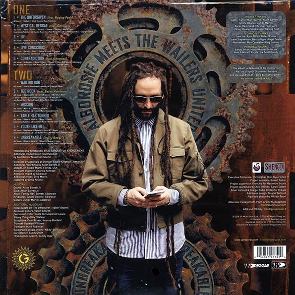 Alborosie, The Wailers United - Unbreakable: Alborosie Meets The Wailers United (LP) - PureSound Records