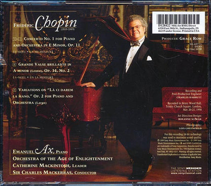 Chopin - Piano Concerto No. 1, Grande Valse Brilliante, Etc. (CD)