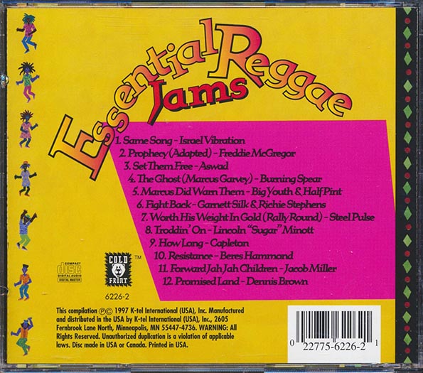 Israel Vibration, Jacob Miller, Dennis Brown, Etc. - Essential Reggae Jams (CD)