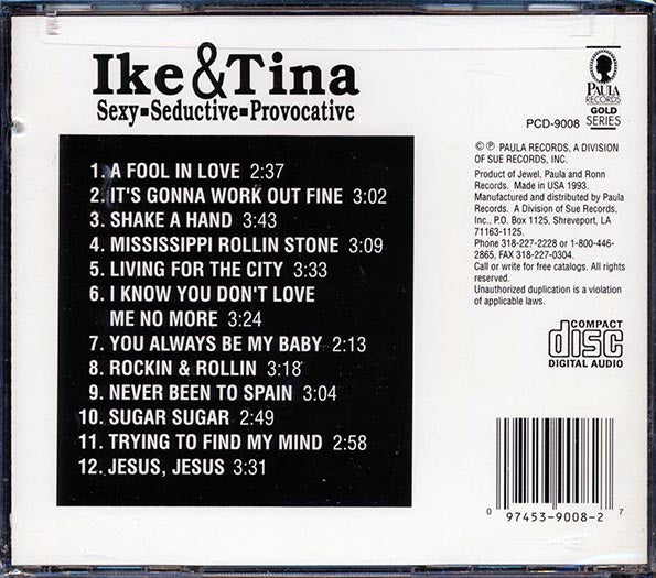 Ike & Tina Turner - Sexy, Sedective, Provocative (CD)