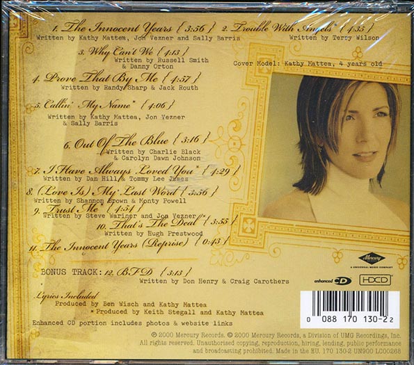 Kathy Mattea - The Innocent Years (CD)