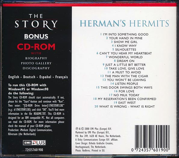 Herman's Hermits - The Story (20 tracks) (CD)