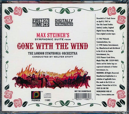 The London Symphonia Orchestra - Gone With The Wind: Max Steiner's Symphonic Suite (CD)