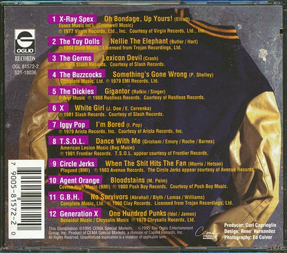 Iggy Pop, The Buzzcocks, The Toy Dolls, Etc. - Punk University Volume 2 (CD)