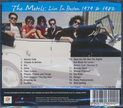 The Motels - Atomic Cafe: Greatest Songs Live, Live In Boston 1979 & 1980 (CD)