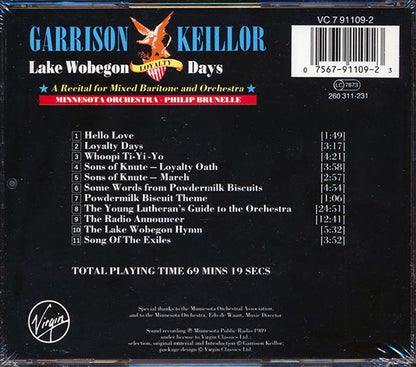 Garrison Keillor - Lake Wobegon Loyalty Days (CD)