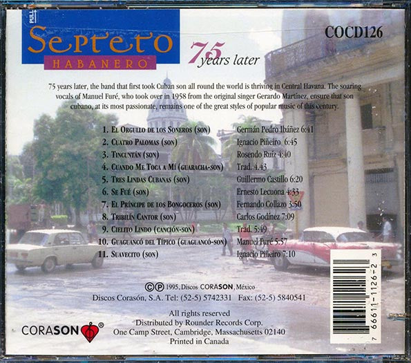 Septeto Habanero - 75 Years Later (CD)