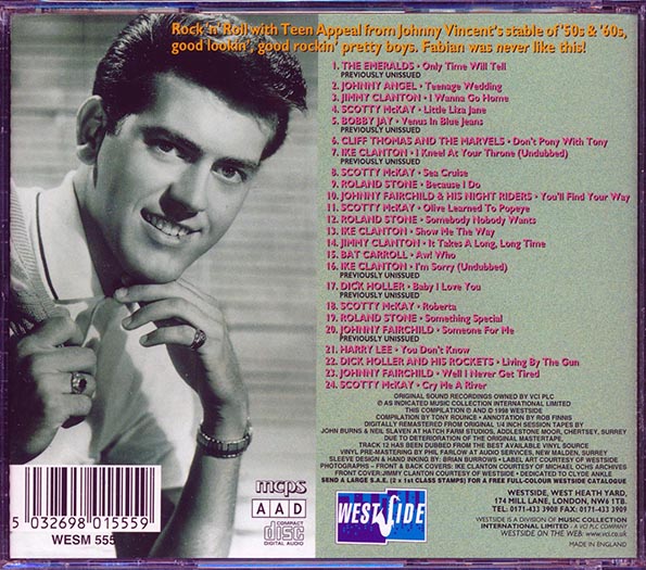 Ike Clanton, Bat Carroll, Bobby Jay, Etc. - Not Just A Pretty Face And A Pompadour: Southern Teenbeat On Ace Records 1958-1963 (CD)