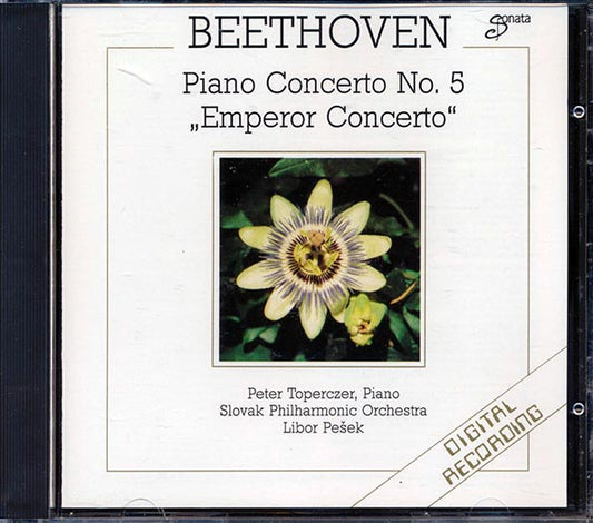 Beethoven - Piano Concerto No. 5 Emperor Concerto: Sloval Philharmonic Orchestra, Libor Pesek (CD)