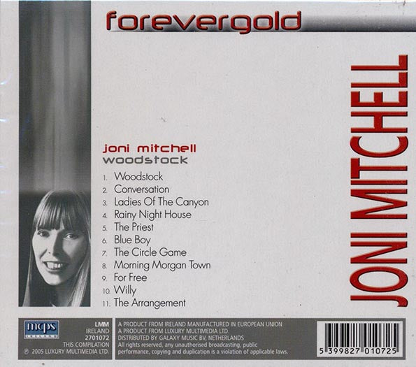 Joni Mitchell - Woodstock (CD)