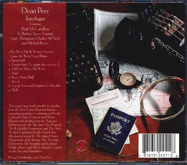 Dean Peer - Travelogue (CD)