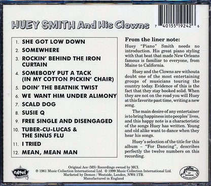 Huey Piano Smith & His Clowns - For Dancing (CD)