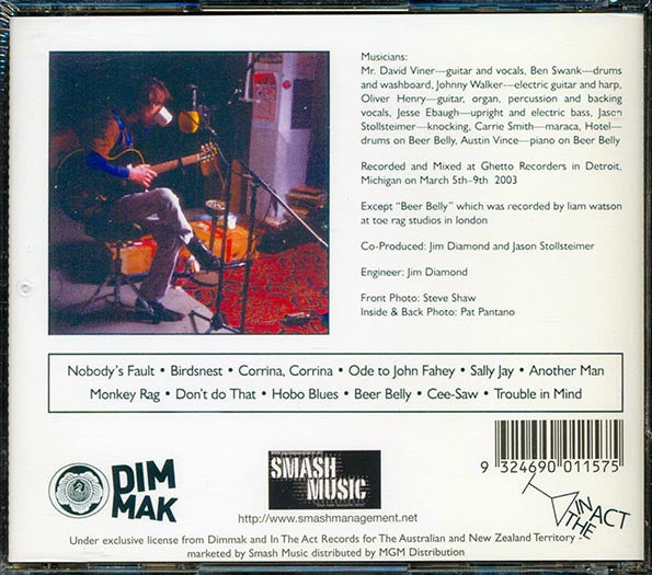 Mr. David Viner - Mr. David Viner (CD)