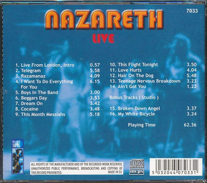 Nazareth - Live (CD)