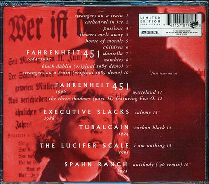 Fahrenheit 451 - The Gothic Years And After (CD)