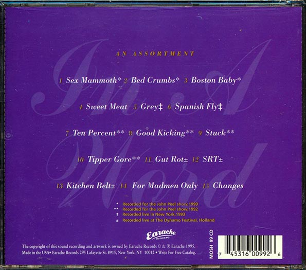 Fudge Tunnel - In A Word (CD)