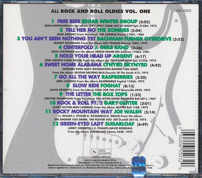 Lynyrd Skynyrd, J Geils Band, Joe Walsh, Bachman Turner Overdrive, Etc. - Arrow 93 FM All Rock & Roll Oldies Volume 1 (CD)