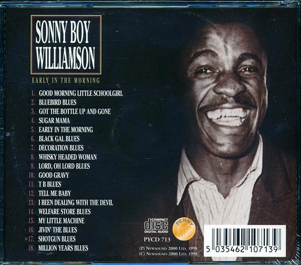 Sonny Boy Williamson - Early In The Morning (CD)