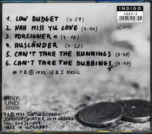 Gracy & Mystic Dan - Low Budget (CD)