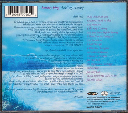 Hensley King - The King Is Coming (CD)