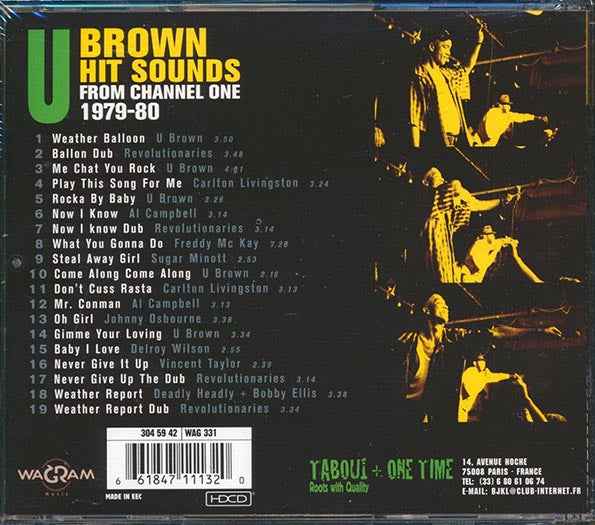 U Brown, Carlton Livingston, Al Campbell, Etc. - Hit Sounds From Channel One 1979-1980 (CD)
