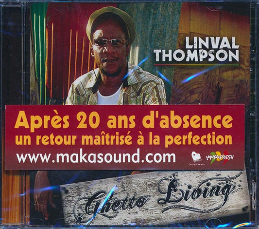 Linval Thompson - Ghetto Living (CD)