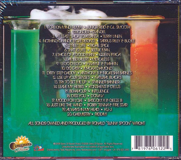 Jr. Reid, Tarrus Riley, Queen Ifrica, Etc. - Chemistry Riddim (CD)