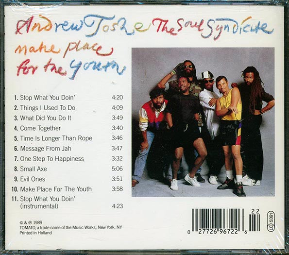 Andrew Tosh - Make Place For The Youth (CD)