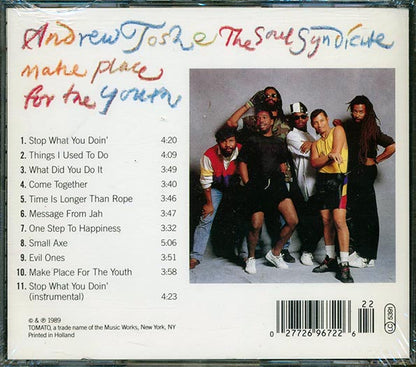 Andrew Tosh - Make Place For The Youth (CD)