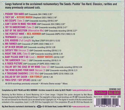 The Seeds - Pushin' Too Hard Original Soundtrack (CD)